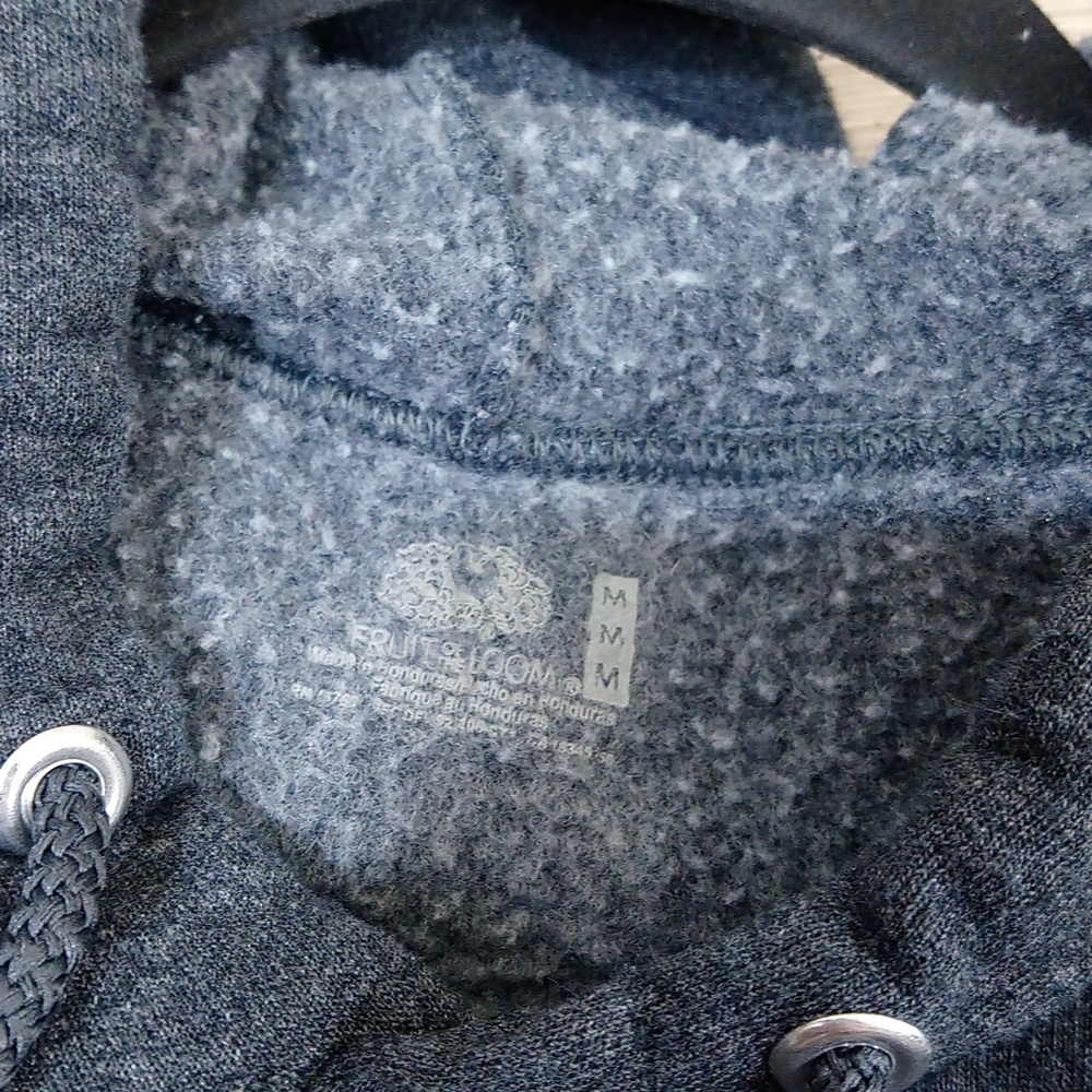 Charcoal Gray Basic Pullover Hoodie Sweatshirt Top - image 5